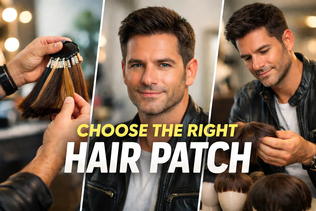 How to Choose the Right Hair Patch Color, Density & Texture