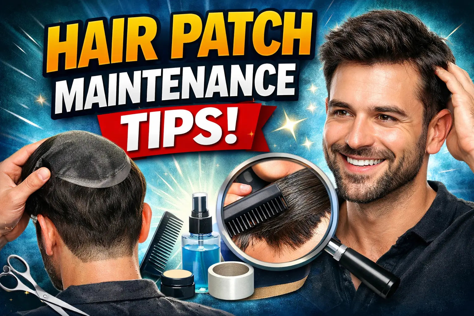 Hair Patch Maintenance Tips to Make It Look Natural and Last Longer