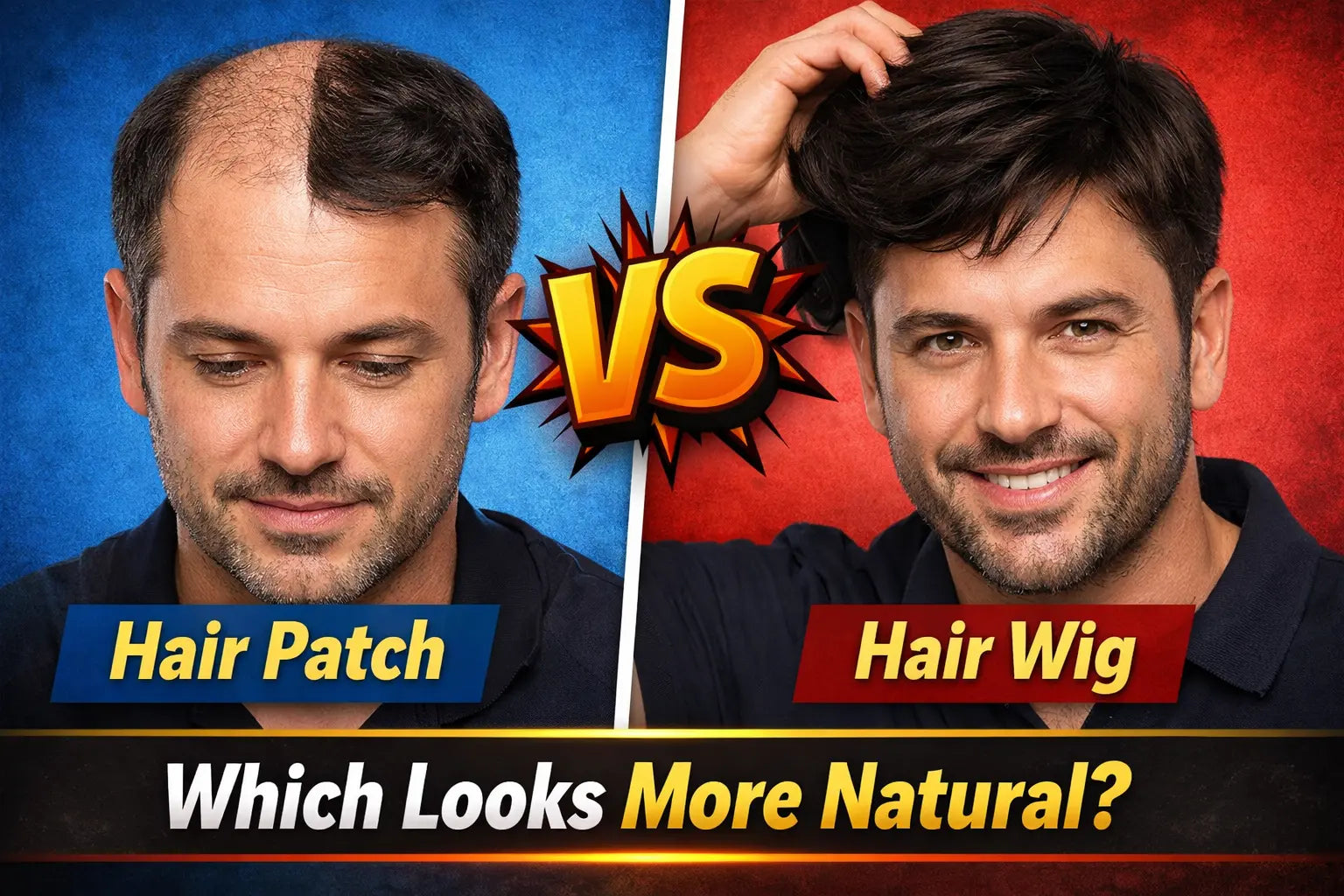 Hair Patch vs Hair Wig: Which One Looks More Natural?